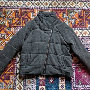 Obey charcoal jacket women's large